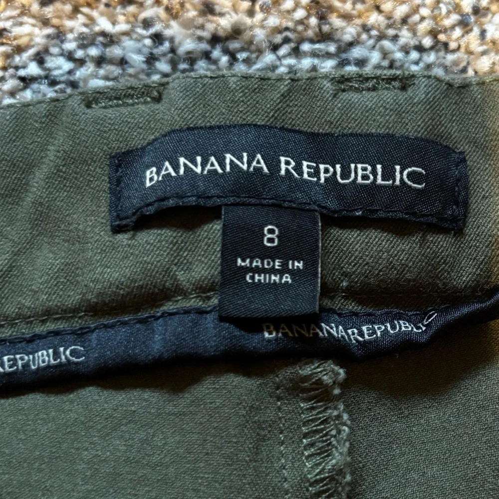 Banana Republic Khaki Green Trousers